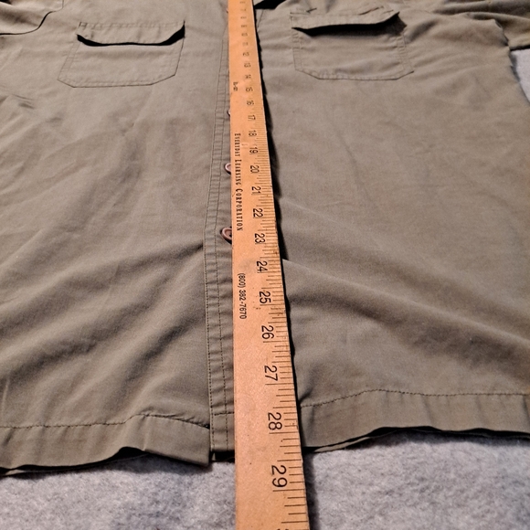 Vintage KENNINGTON LTD Olive Green Womans Blouse Size Large - Picture 8 of 10